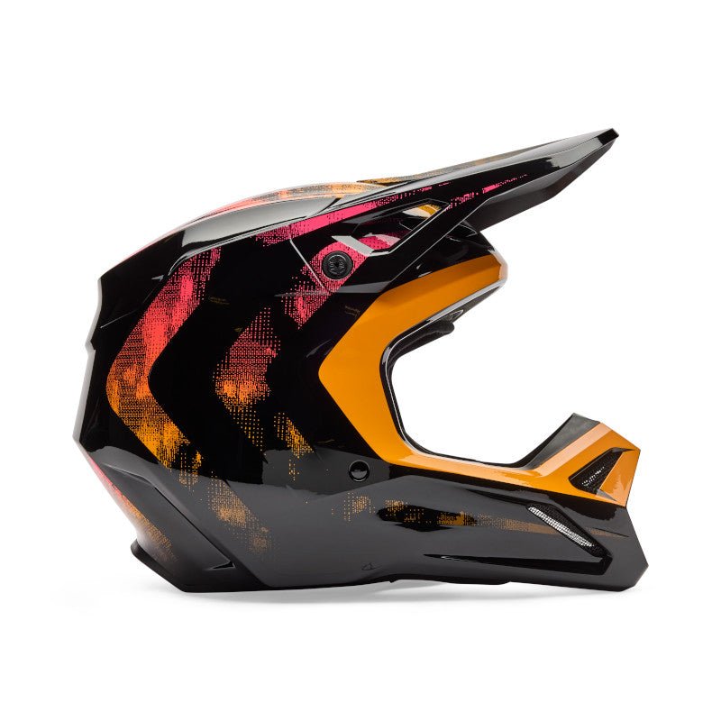CASCO FOX V1 KAIROS [NEGRO/NARANJA] - Todo Riders