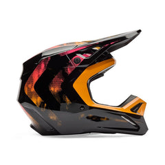 CASCO FOX V1 KAIROS [NEGRO/NARANJA] - Todo Riders