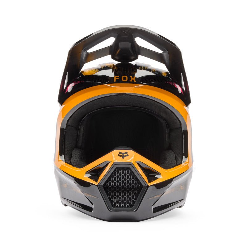 CASCO FOX V1 KAIROS [NEGRO/NARANJA] - Todo Riders