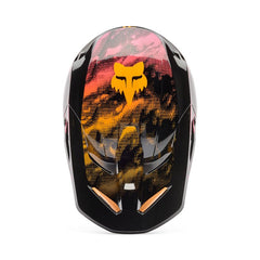 CASCO FOX V1 KAIROS [NEGRO/NARANJA] - Todo Riders