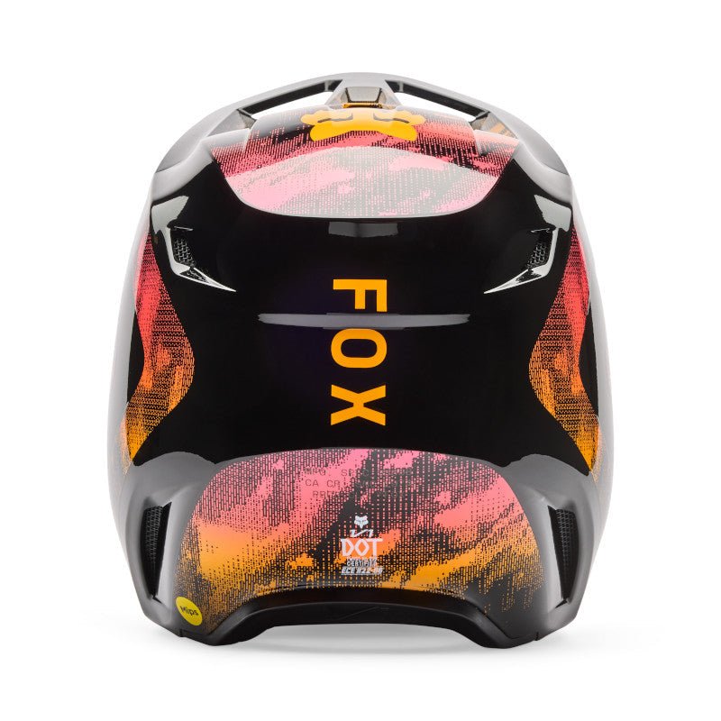 CASCO FOX V1 KAIROS [NEGRO/NARANJA] - Todo Riders
