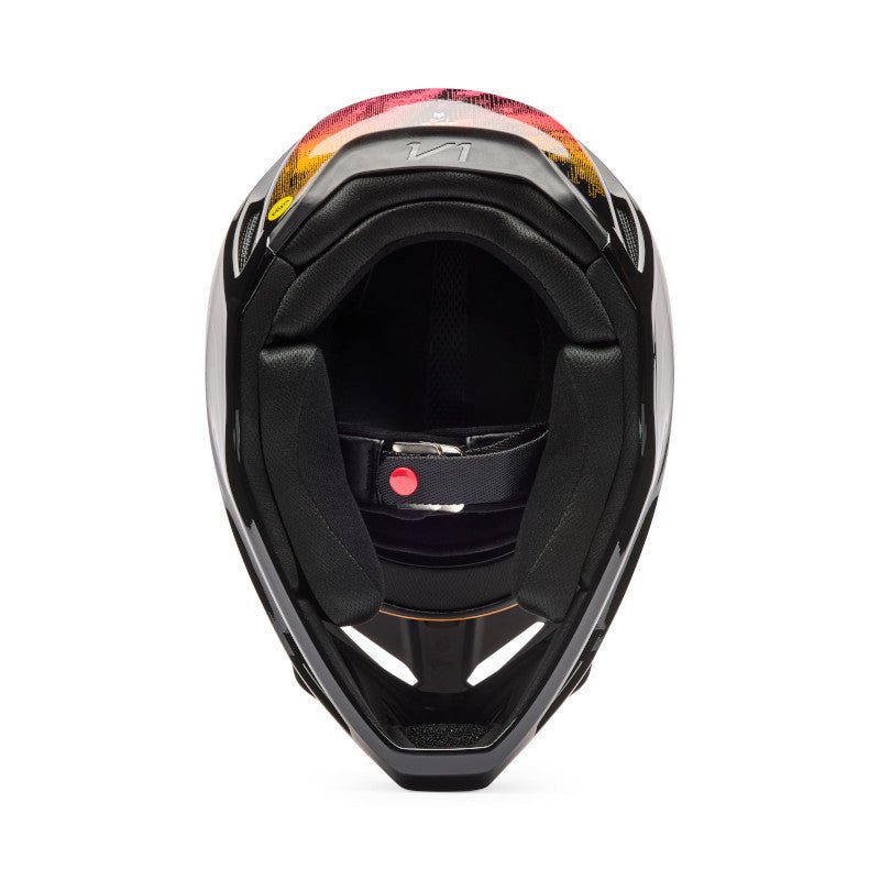 CASCO FOX V1 KAIROS [NEGRO/NARANJA] - Todo Riders