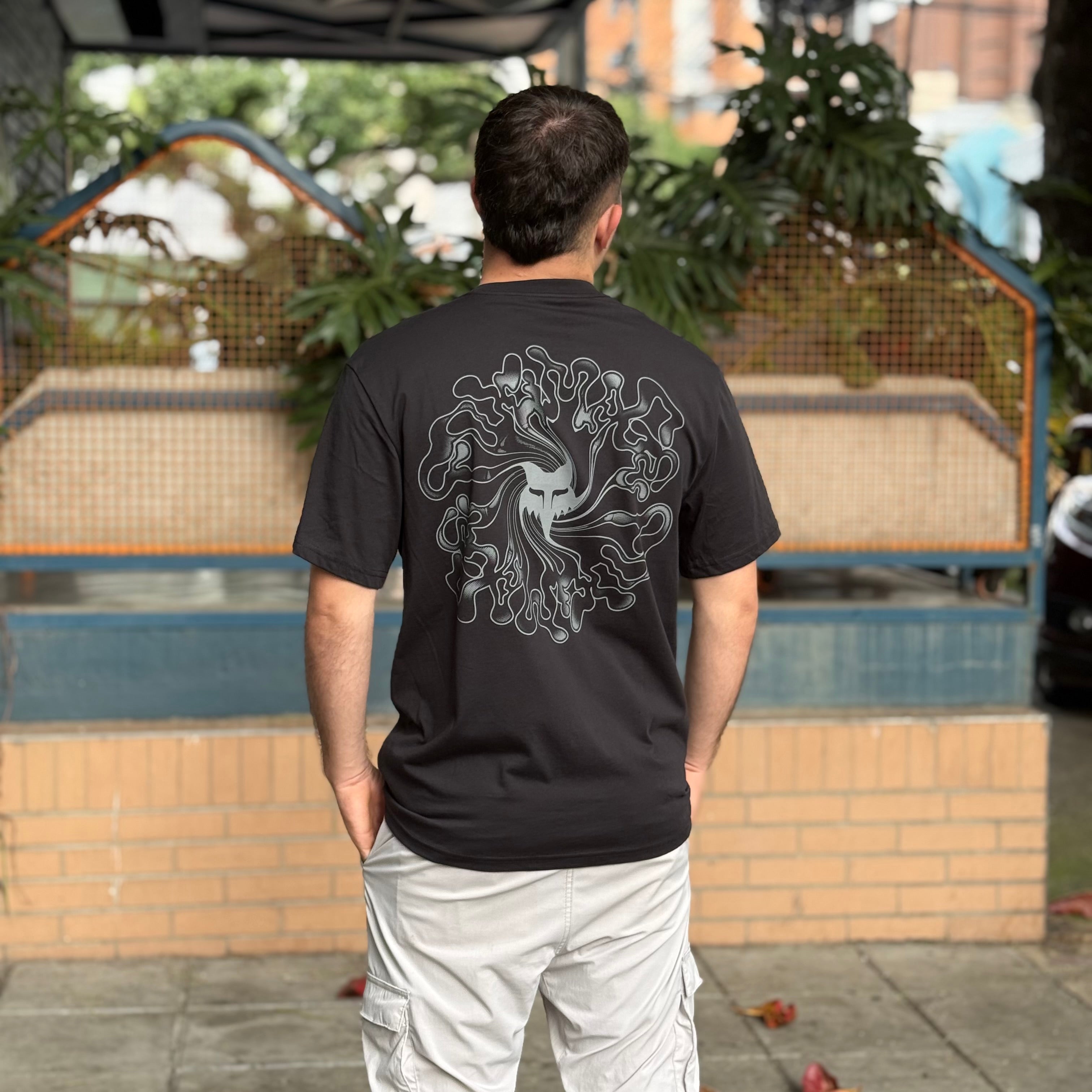 CAMISETA FOX FRECUENCY SS PREMIUM [NEGRO]