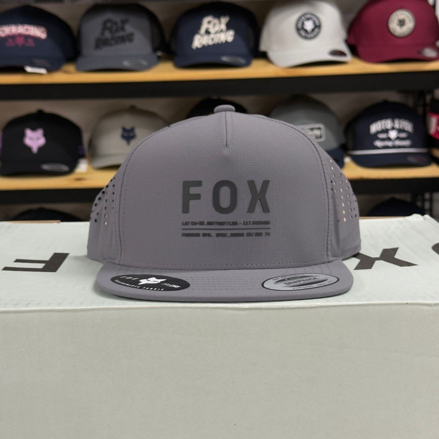 GORRA FOX NON STOP SNAPBACK [GRIS] - Todo Riders