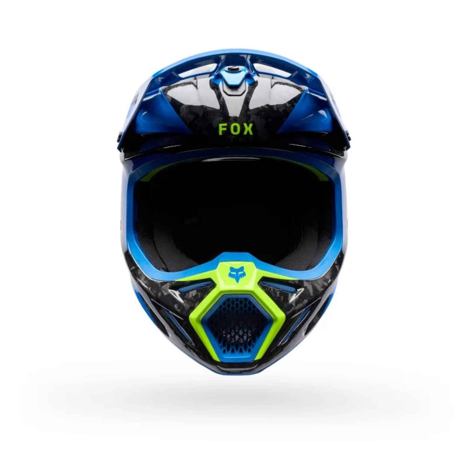 CASCO FOX V3 RS TACTILE [AZUL]