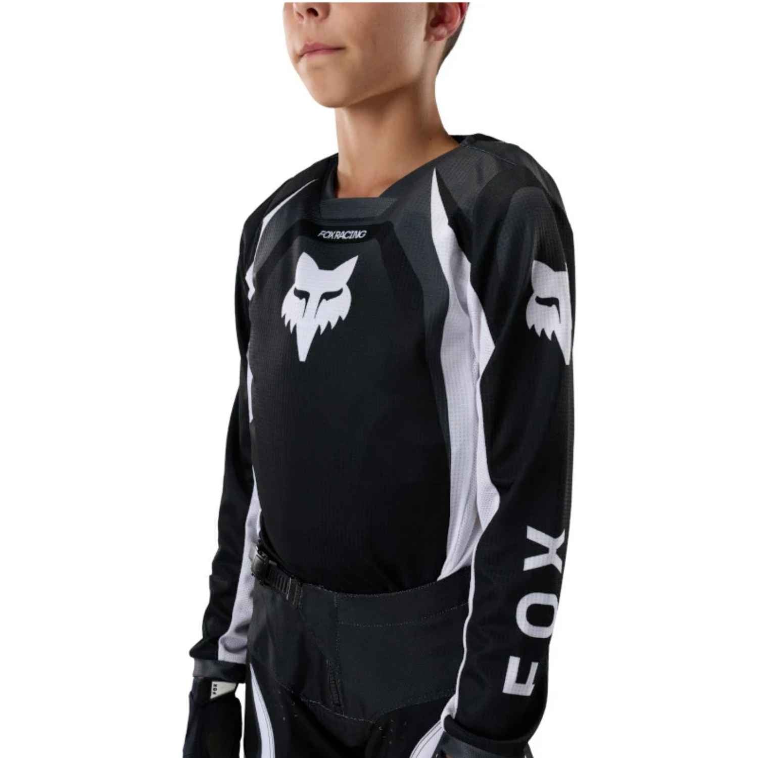 JERSEY FOX 180 FRAME [NEGRO] (PARA NIÑOS)