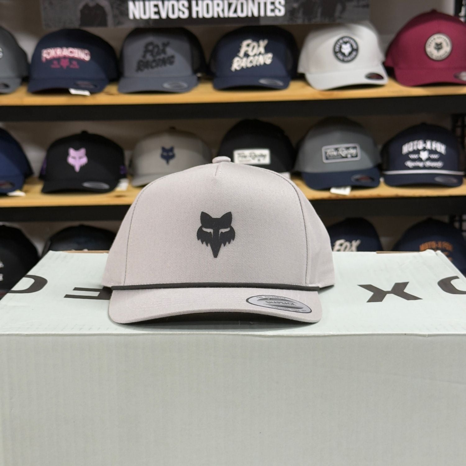 GORRA FOX HEAD ROPE [GRIS] - Todo Riders
