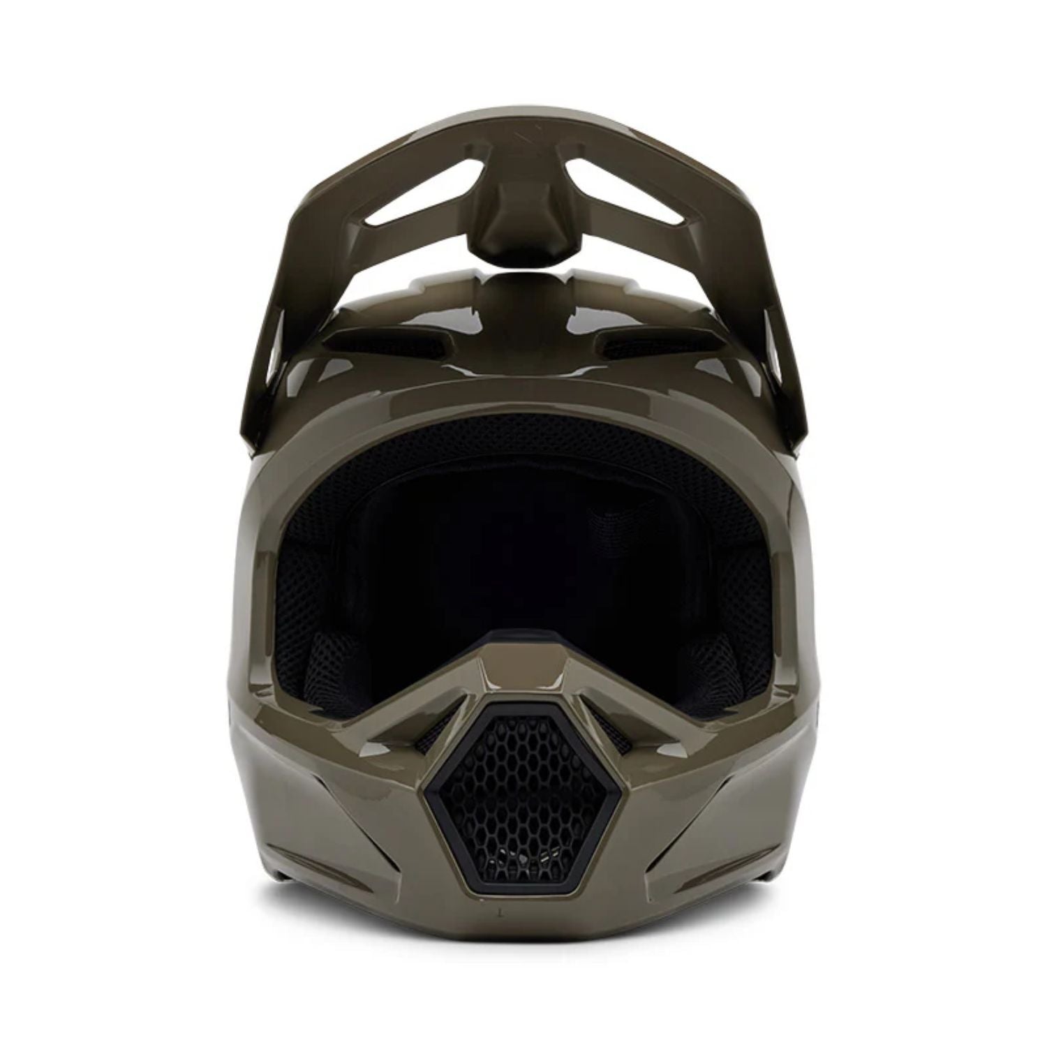 CASCO FOX V1 SOLID [CAFÉ GRISÁCEO]