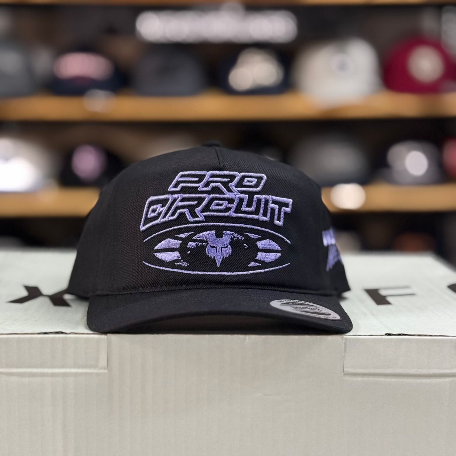 GORRA FOX X PRO CRICUIT SNAPBACK [NEGRO] - Todo Riders