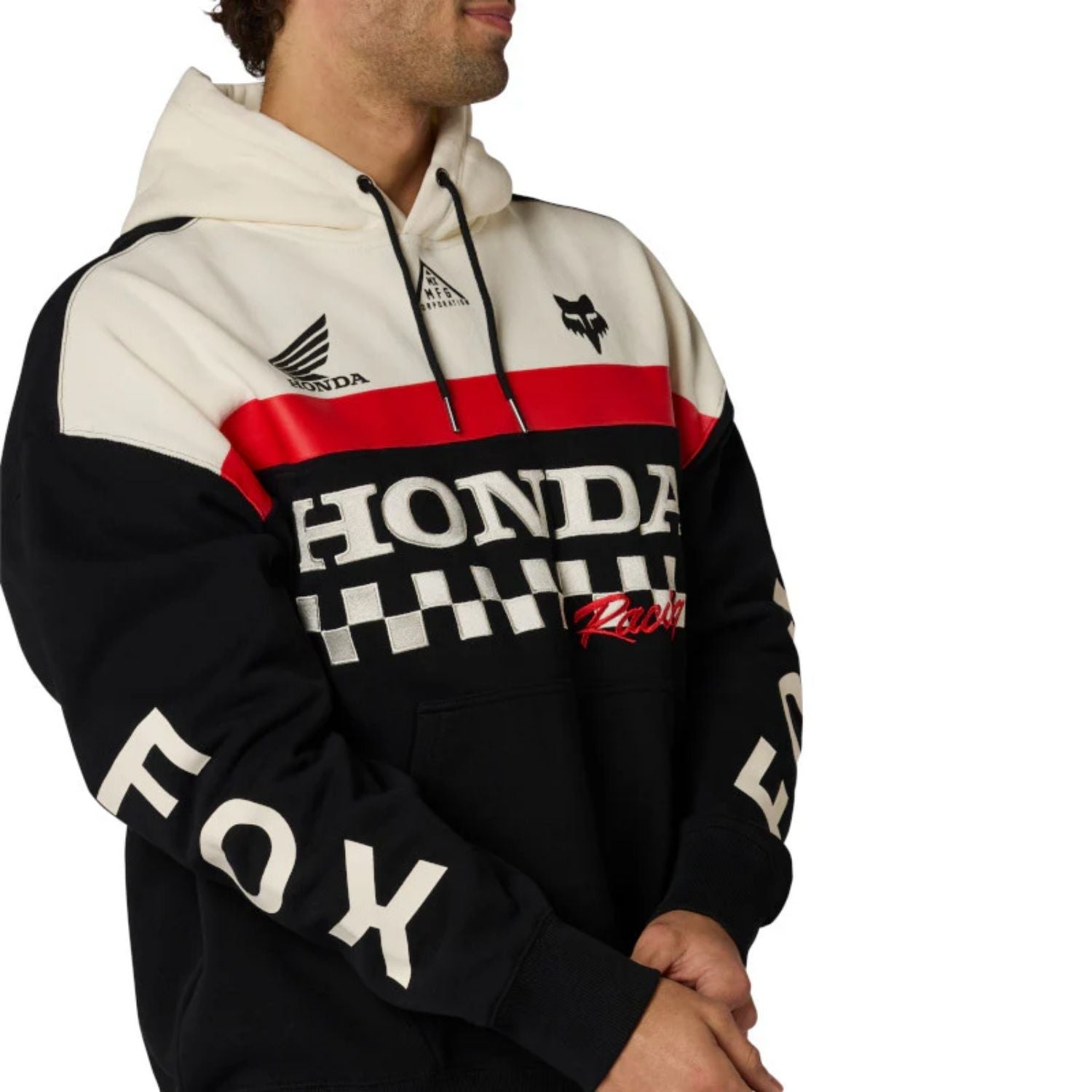 BUZO FOX HONDA HEAVYWEIGHT OVERSIZED [NEGRO]