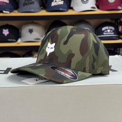 GORRA FOX HEAD CAMO TECH FLEXFIT [GRN CAM]