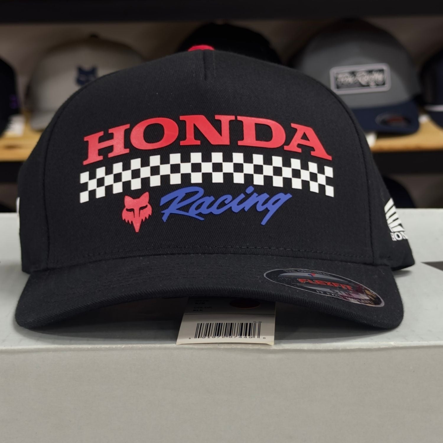 GORRA FOX X HONDA FLEXFIT [NEGRO] - Todo Riders