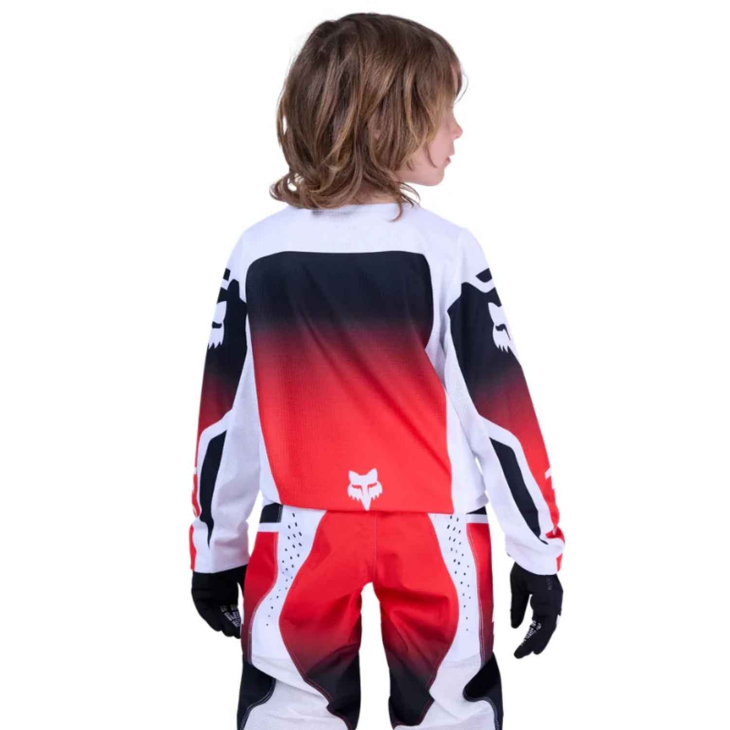 UNIFORME FOX SHIELD 180 [ROJO/BLANCO] (PARA NIÑOS PEQUEÑOS)