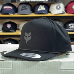 GORRA FOX HEAD ROPE [NEGRO/NEGRO] - Todo Riders