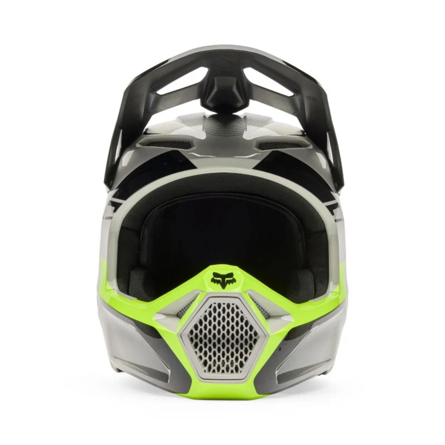 CASCO FOX V1 COLLECT [GRIS/VERDE NEÓN]