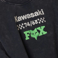 BUZO FOX KAWI HEAVYWEIGHT OVERSIZED [AZUL/VERDE] - Todo Riders