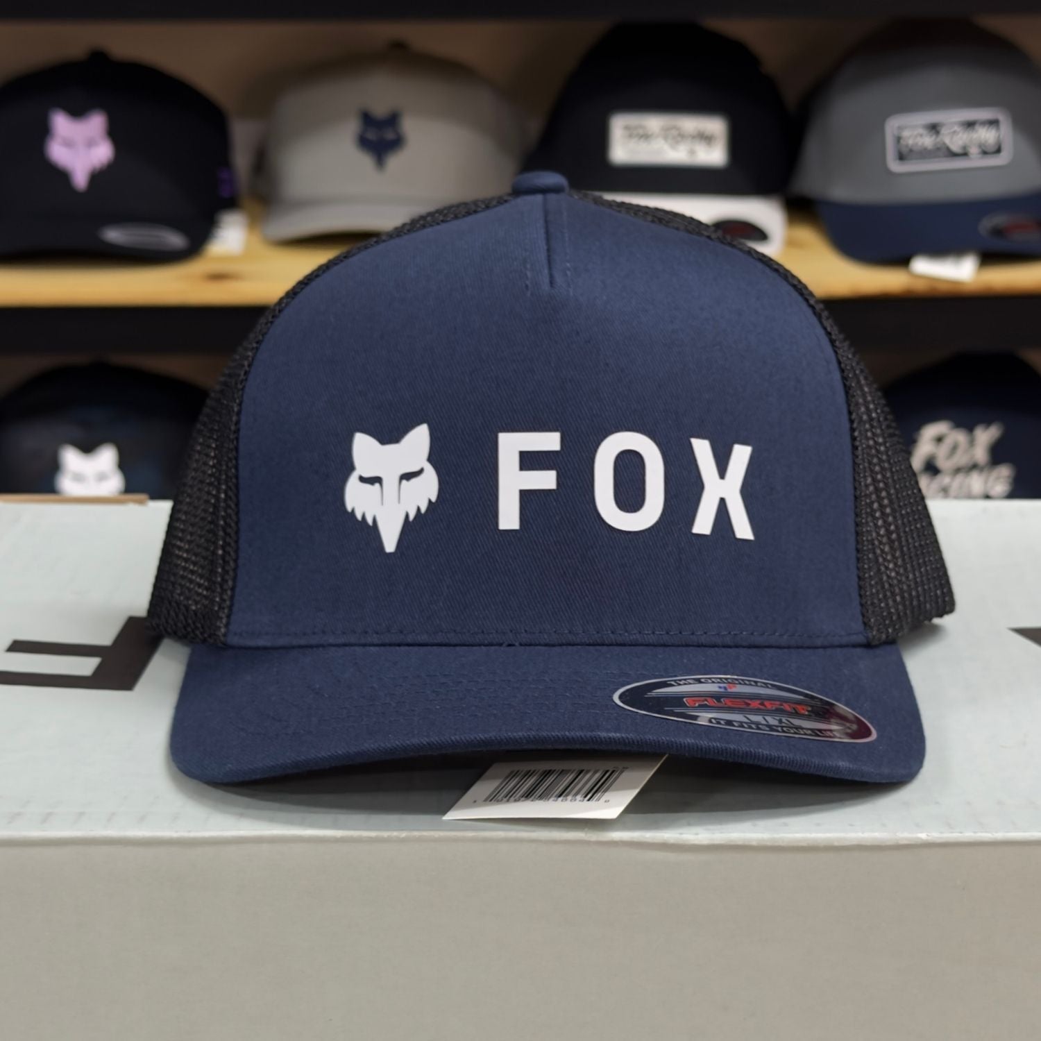 GORRA FOX ABSOLUTE FLEXFIT [AZUL] - Todo Riders