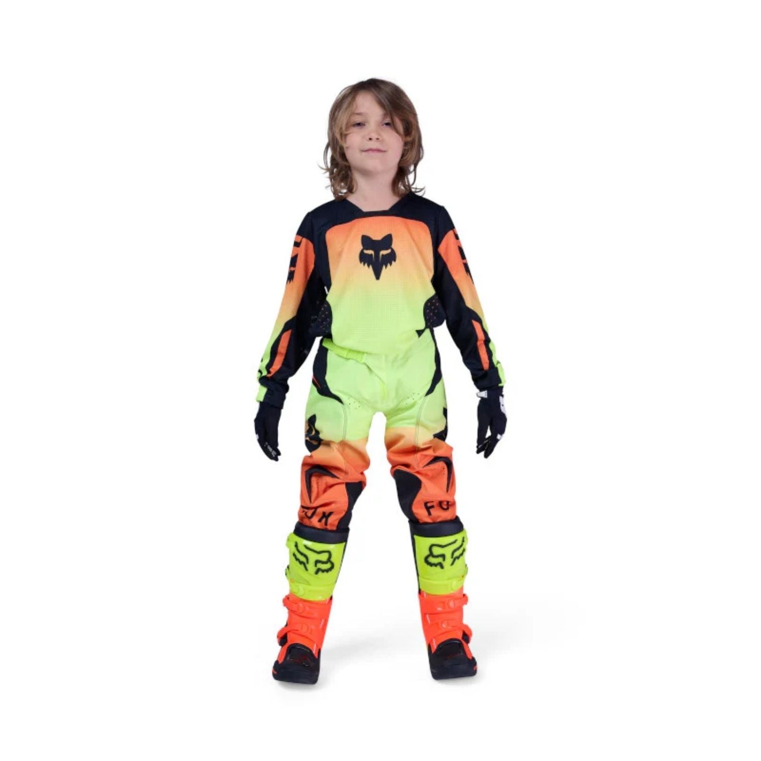 JERSEY FOX 180 SHIELD [AMARILLO/NARANJA] (PARA NIÑOS)
