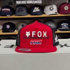 GORRA FOX X HONDA SNAPBACK [ROJO] - Todo Riders
