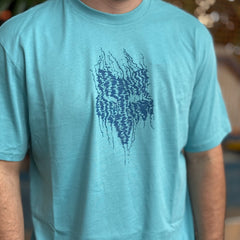 CAMISETA FOX BARK SS PREMIUM [AZUL CIELO]