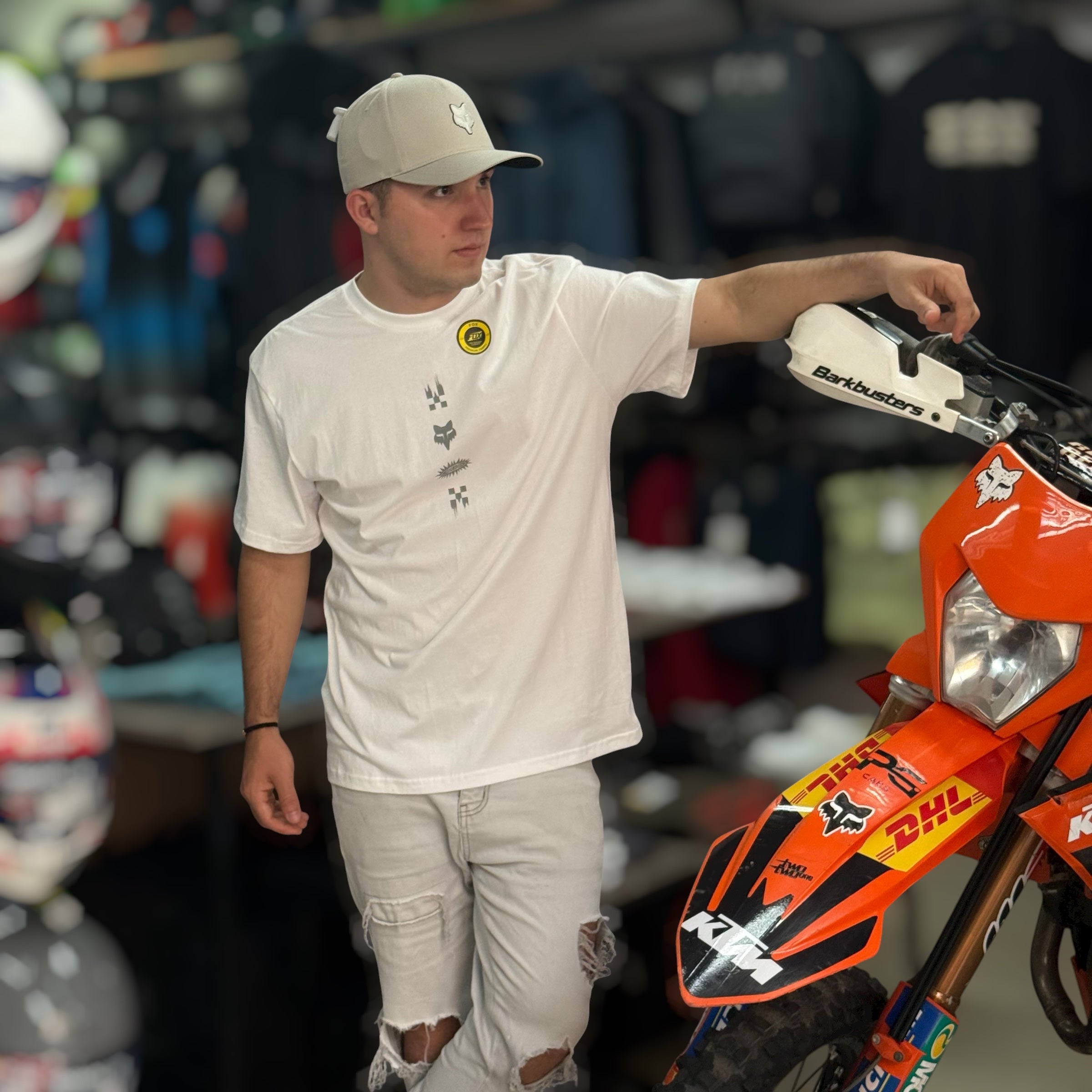 CAMISETA FOX CHECKERED SS PREMIUM [BLANCO]