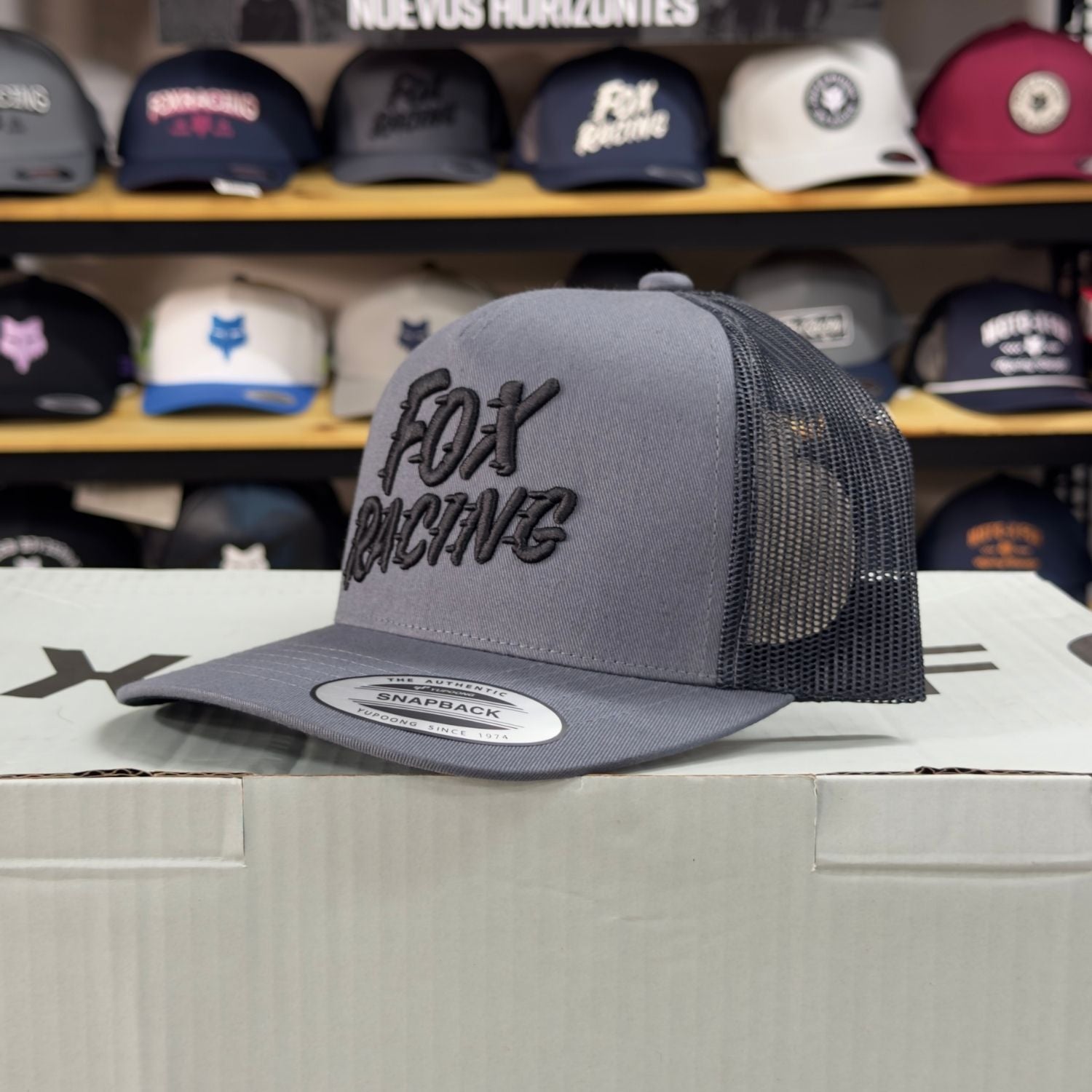 GORRA FOX SPEED MESH TRUCKER [GRIS] - Todo Riders