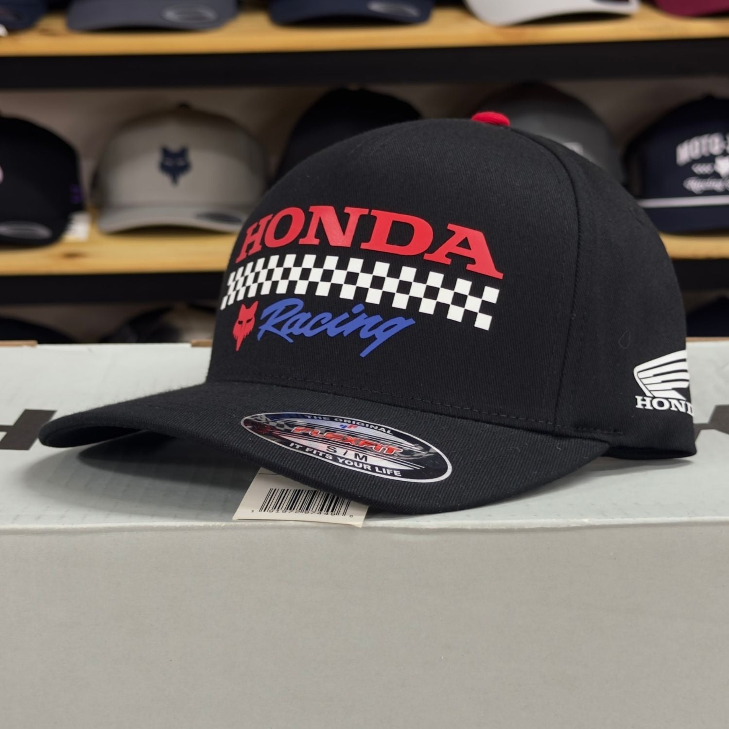 GORRA FOX X HONDA FLEXFIT [NEGRO] - Todo Riders