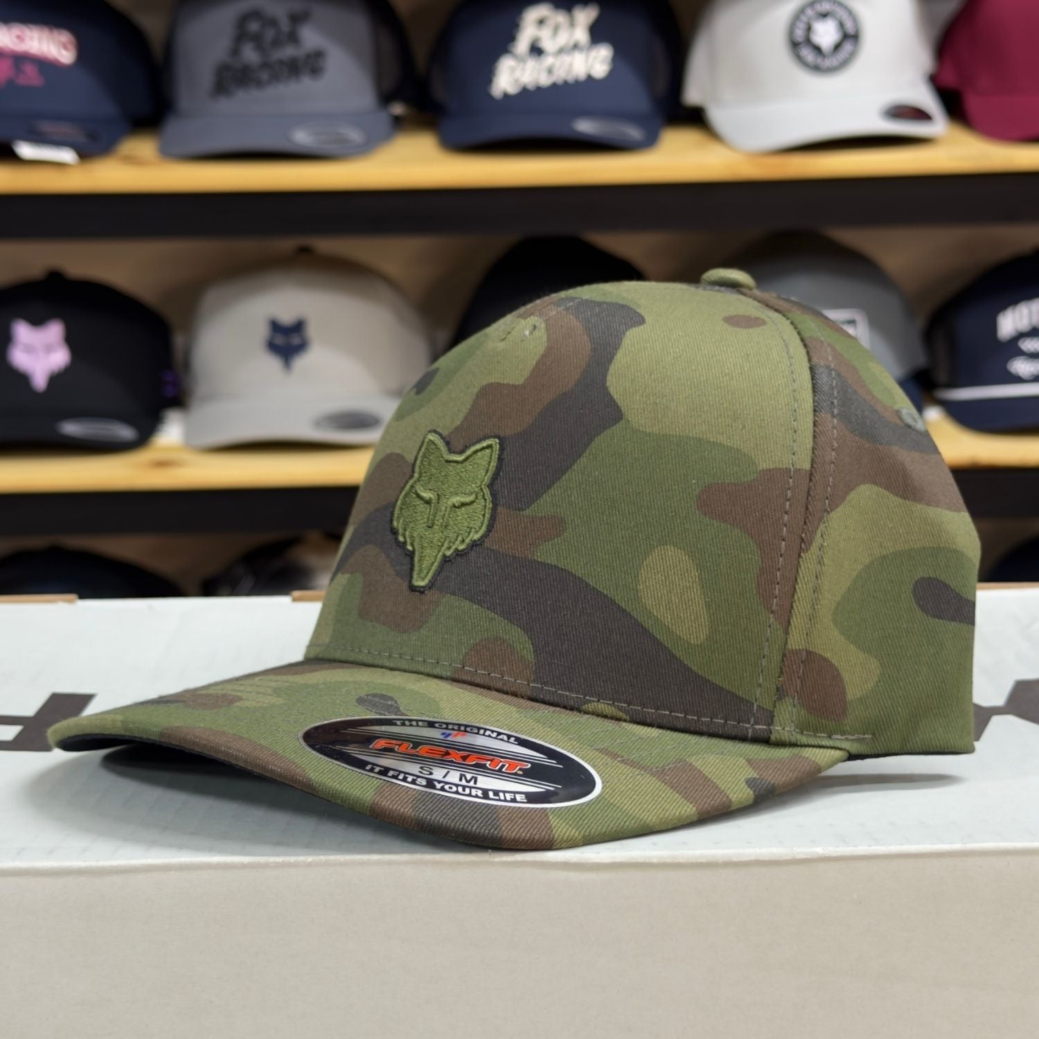 GORRA FOX HEAD FLEXFIT [CAMUFLADO] - Todo Riders