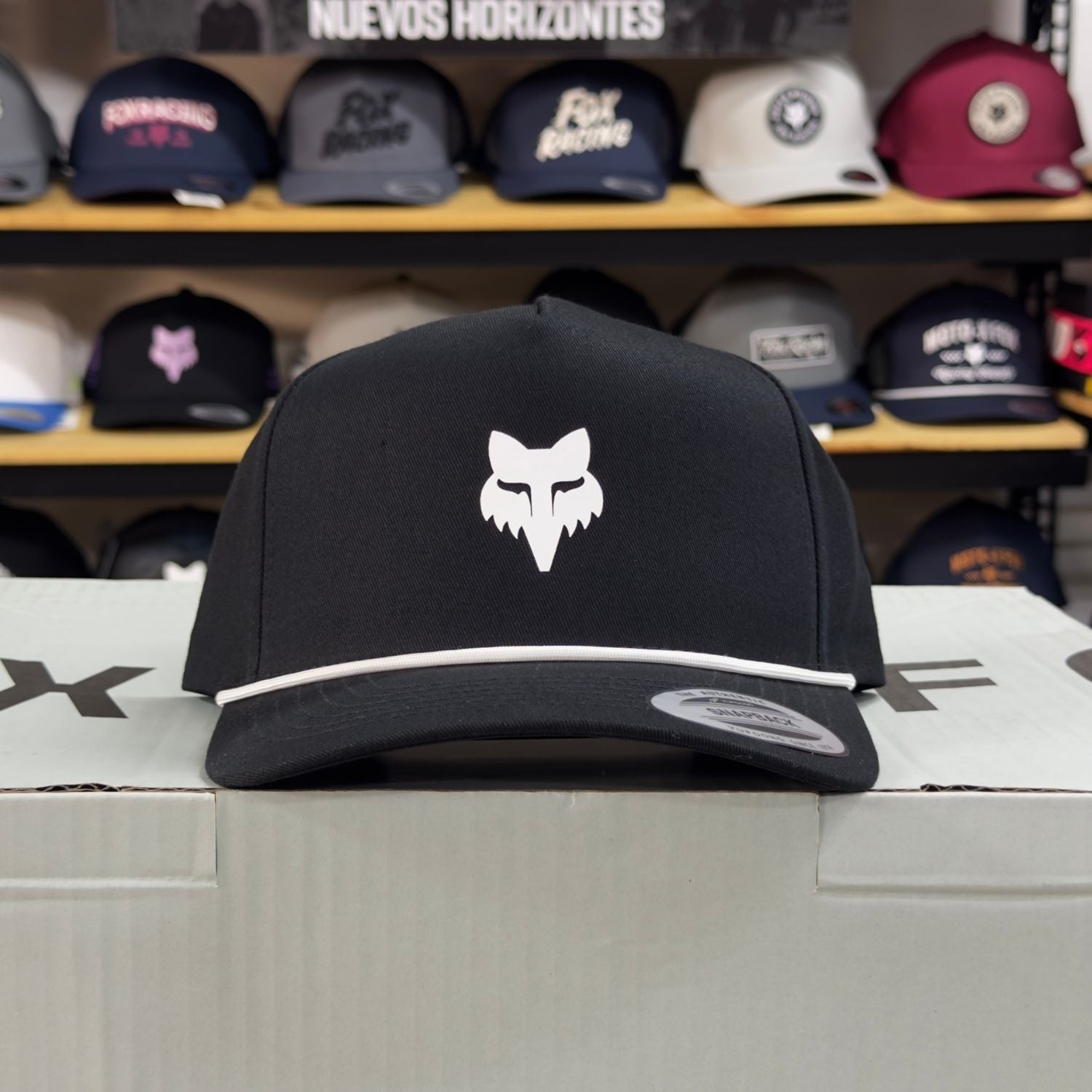 GORRA FOX HEAD ROPE [NEGRO] - Todo Riders