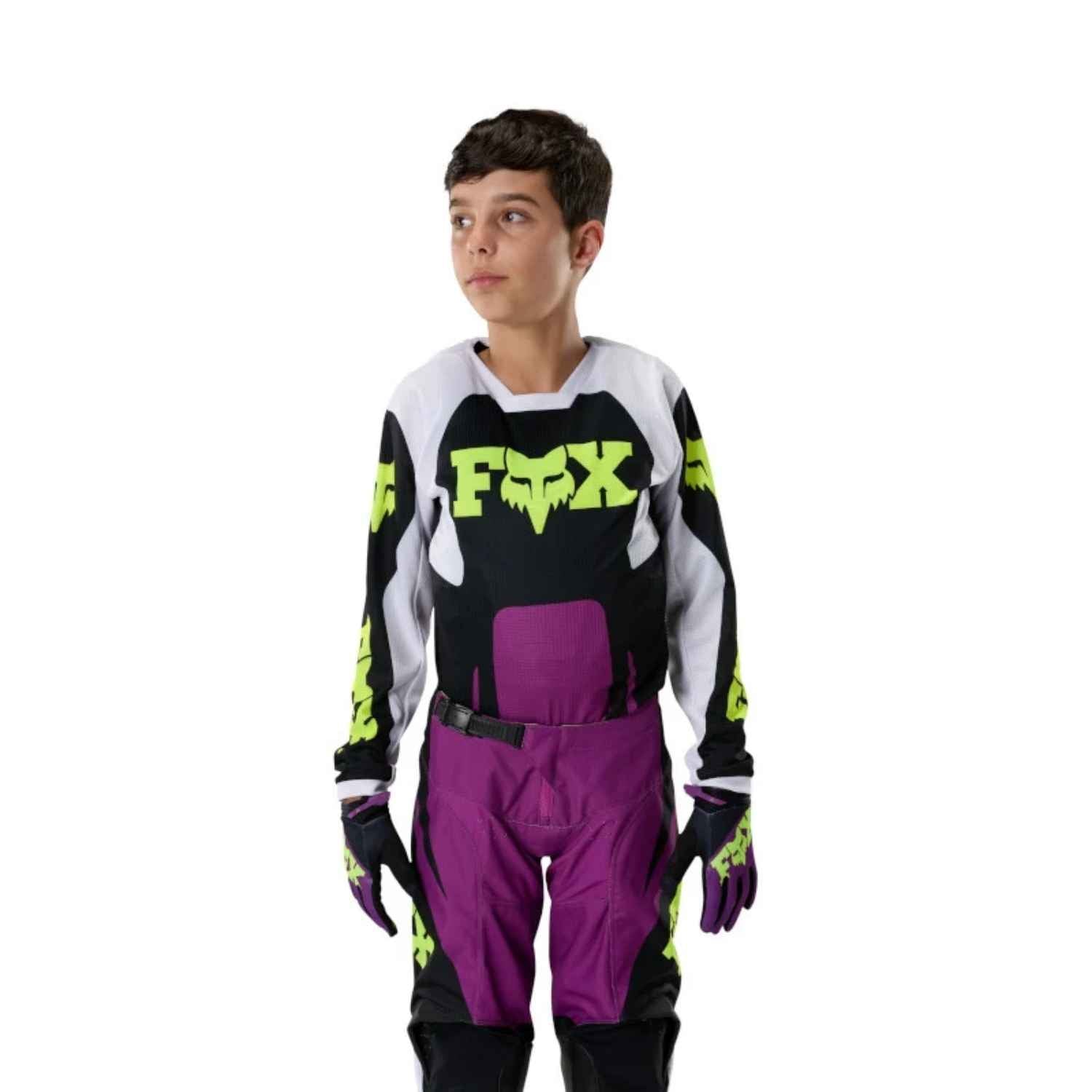 JERSEY FOX 180 RAID [MORADO] (PARA NIÑOS)