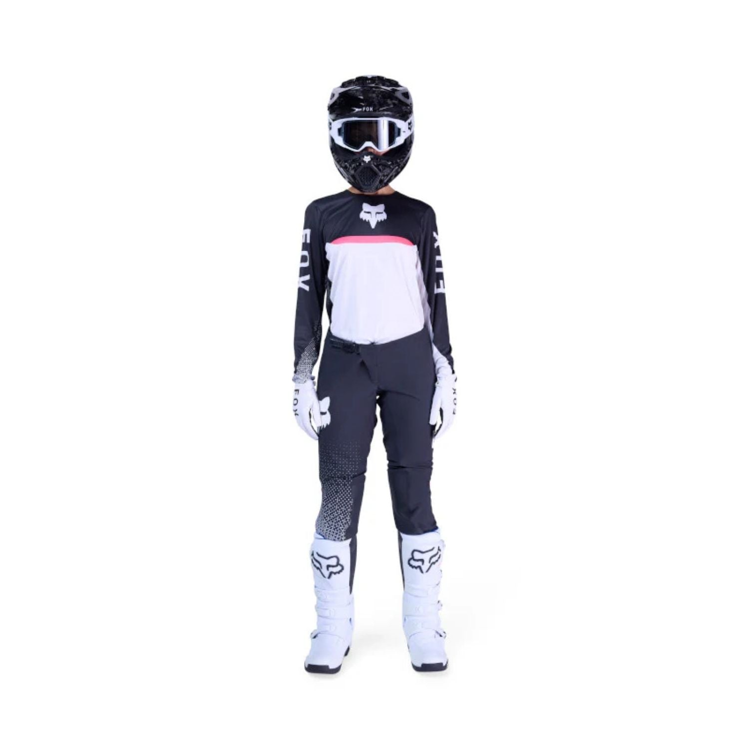 JERSEY FOX FLEXAIR FRACTURE [NEGRO] (PARA MUJER)