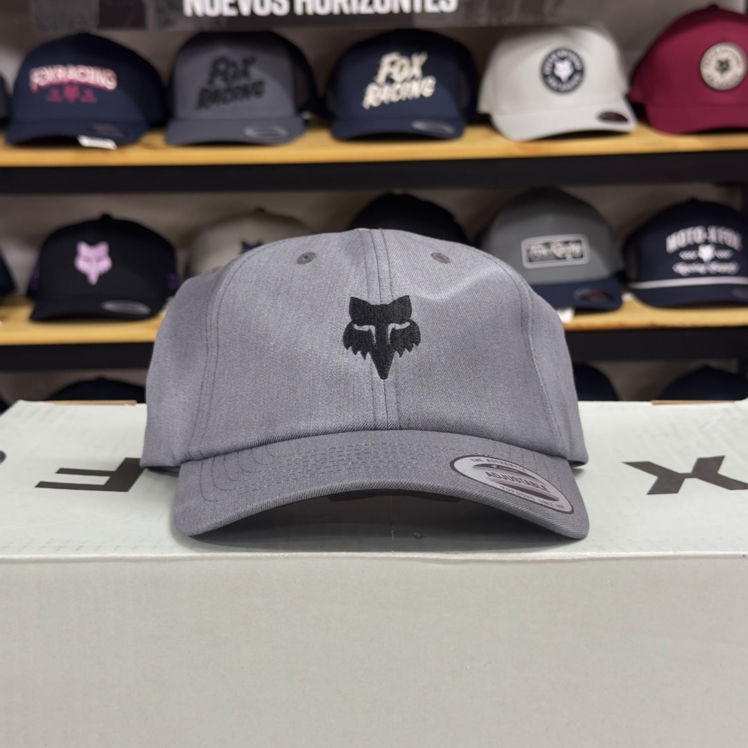 GORRA FOX IMAGE AOP AJUSTABLE [GRIS] - Todo Riders