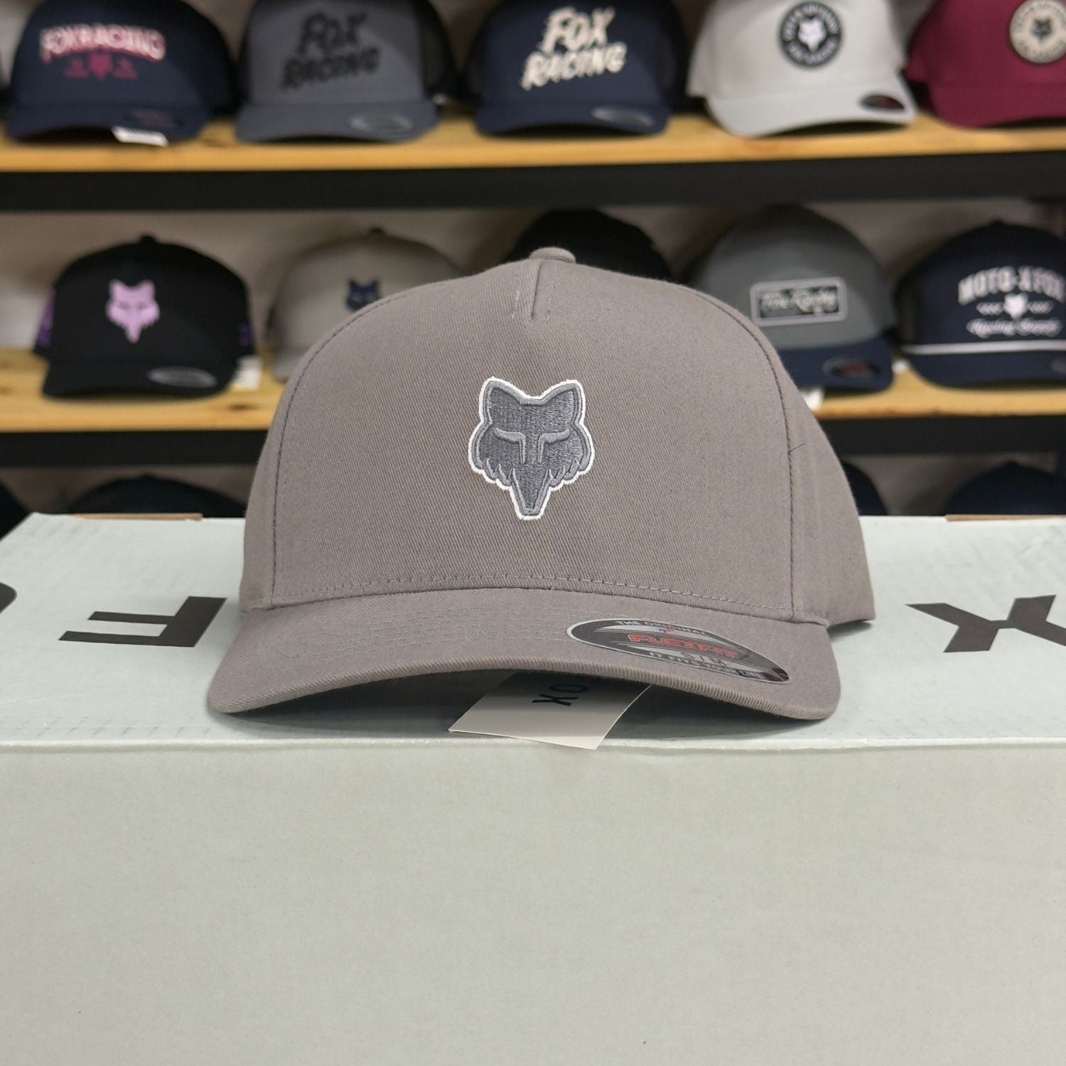 GORRA FOX HEAD FLEXFIT [GRIS] - Todo Riders