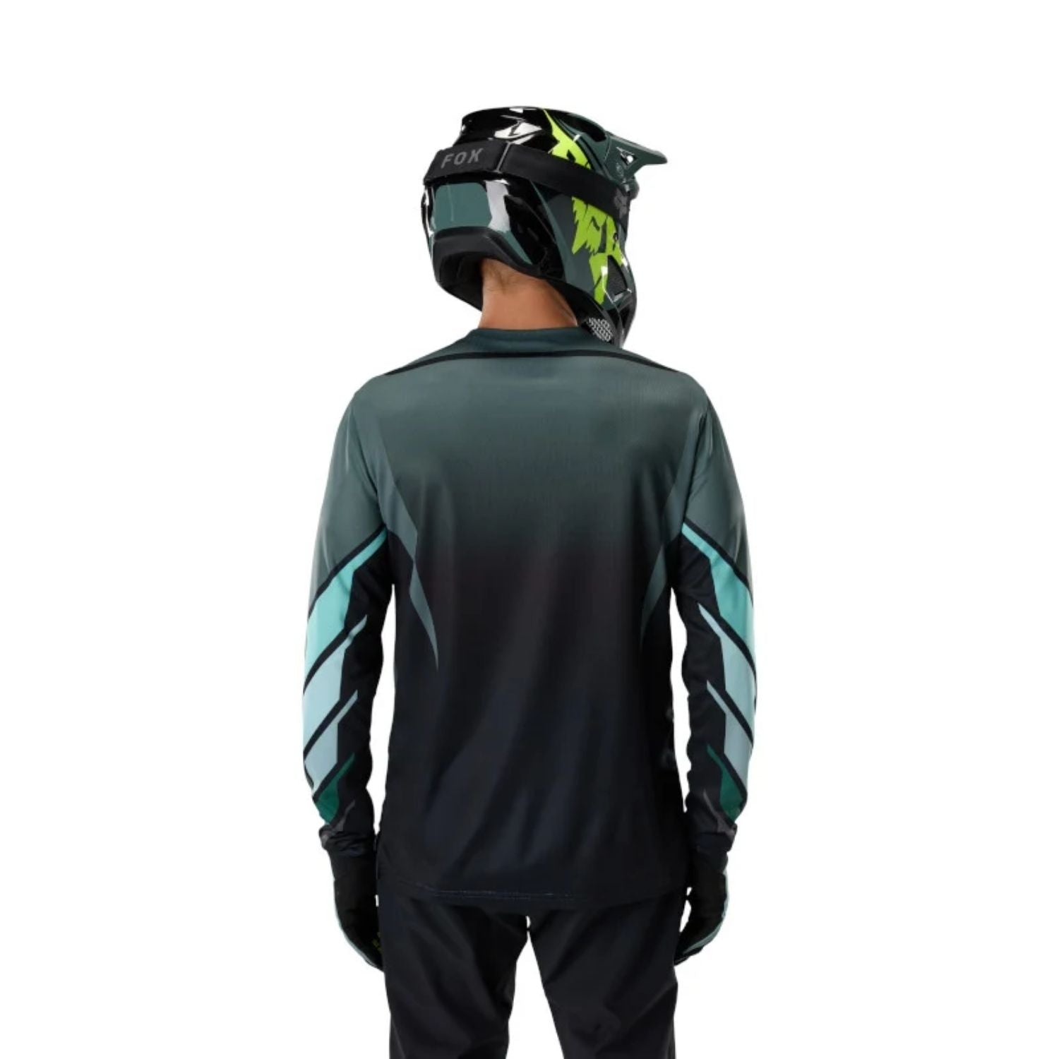 JERSEY FOX RANGER LS FOUNDRY [NEGRO/VERDE OSCURO]