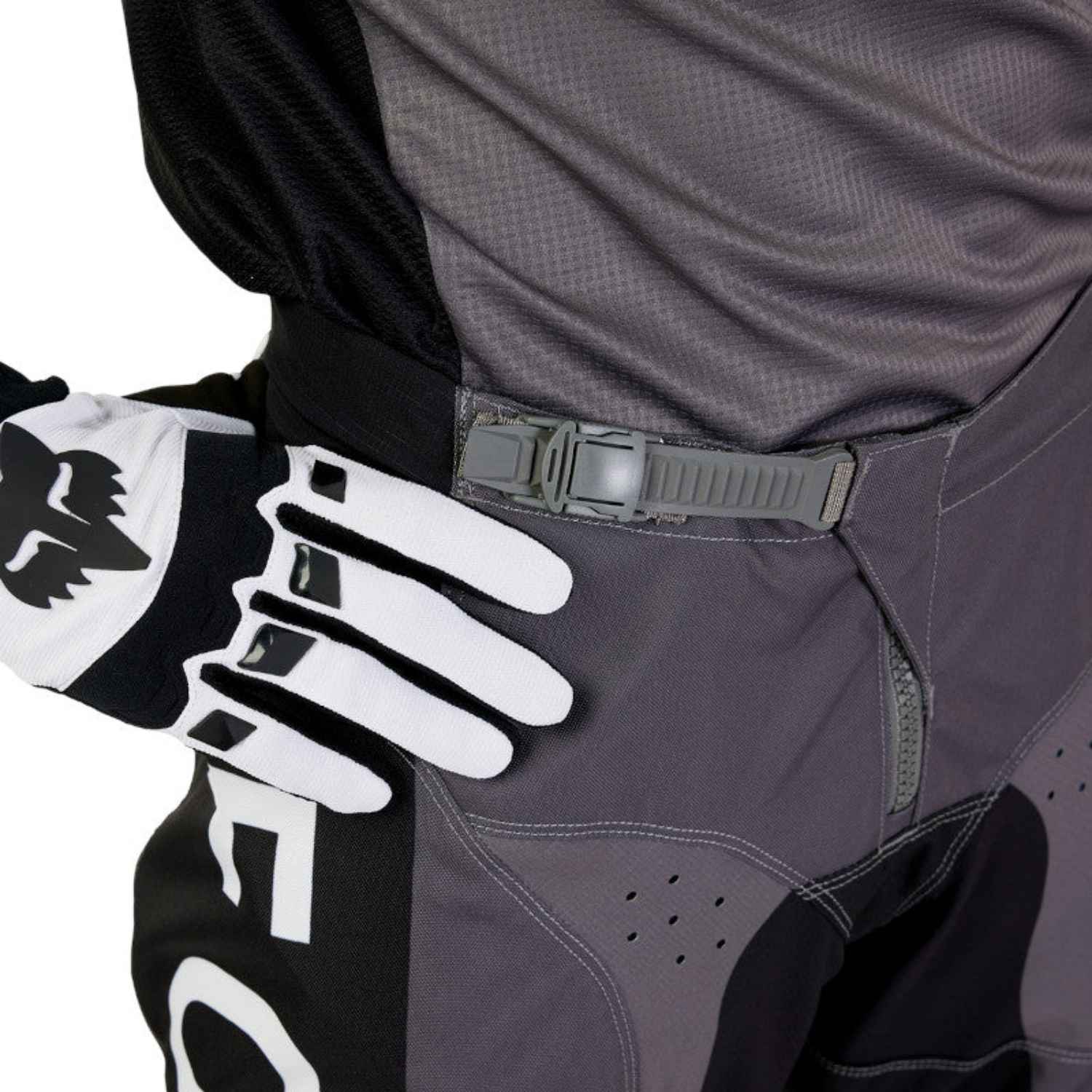 PANTALON FOX 180 NITRO - EXTD SIZES [NEGRO/BLANCO]
