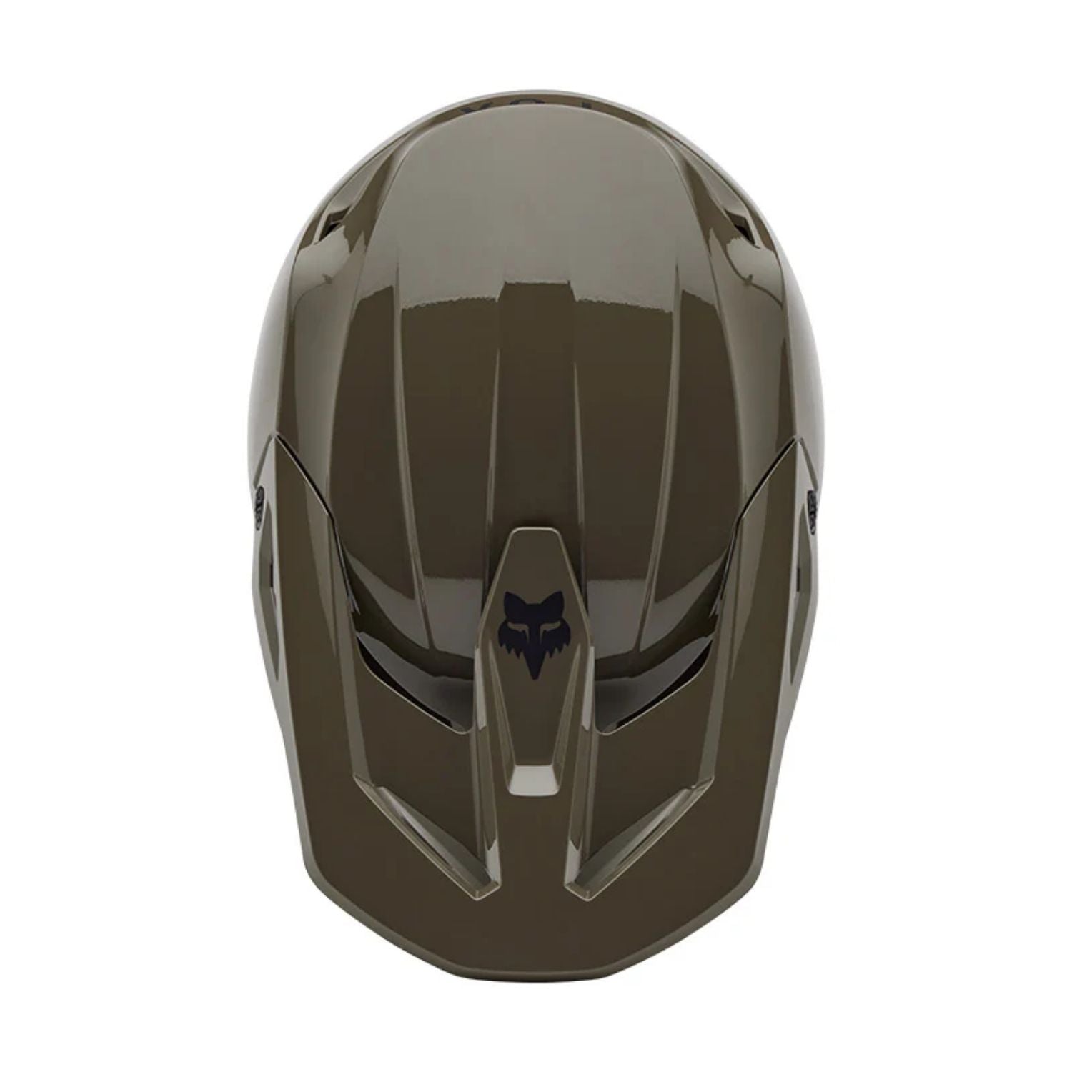 CASCO FOX V1 SOLID [CAFÉ GRISÁCEO]