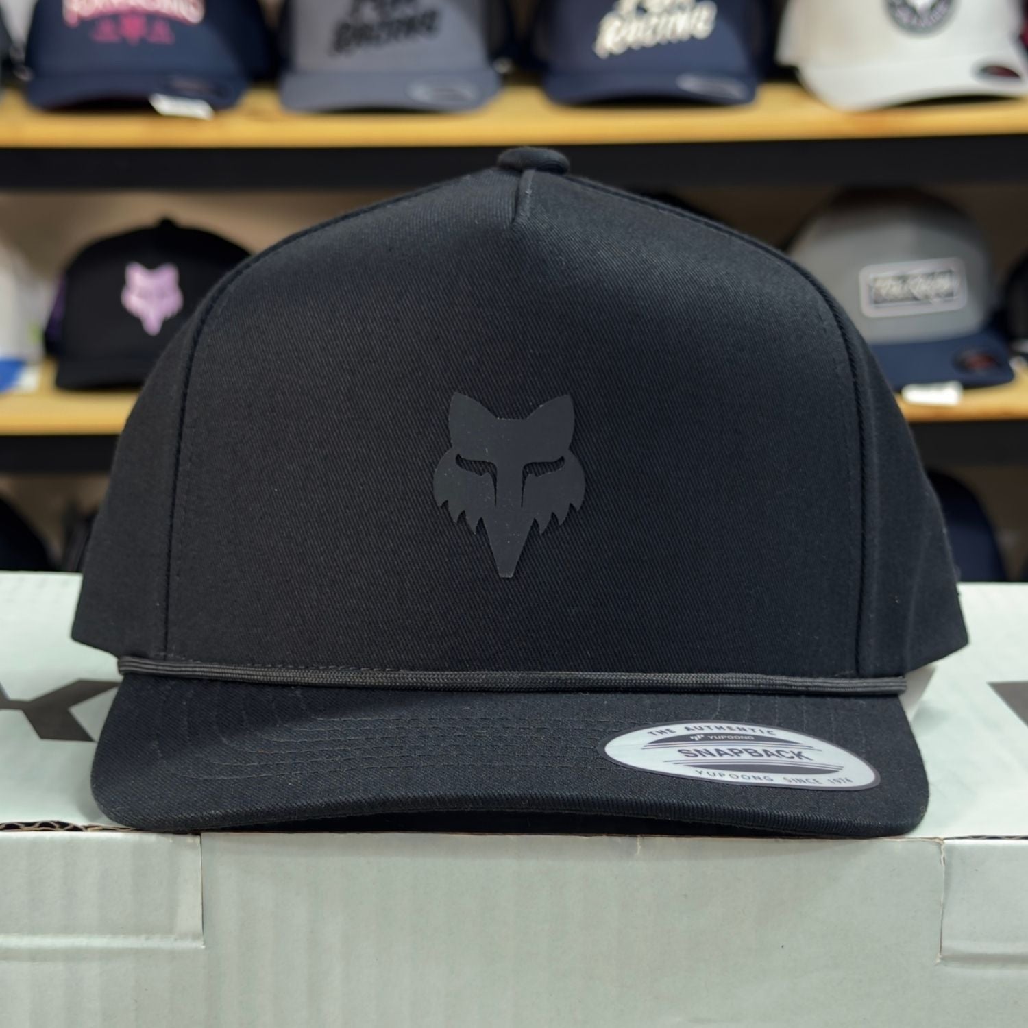 GORRA FOX HEAD ROPE [NEGRO/NEGRO] - Todo Riders