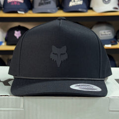 GORRA FOX HEAD ROPE [NEGRO/NEGRO] - Todo Riders