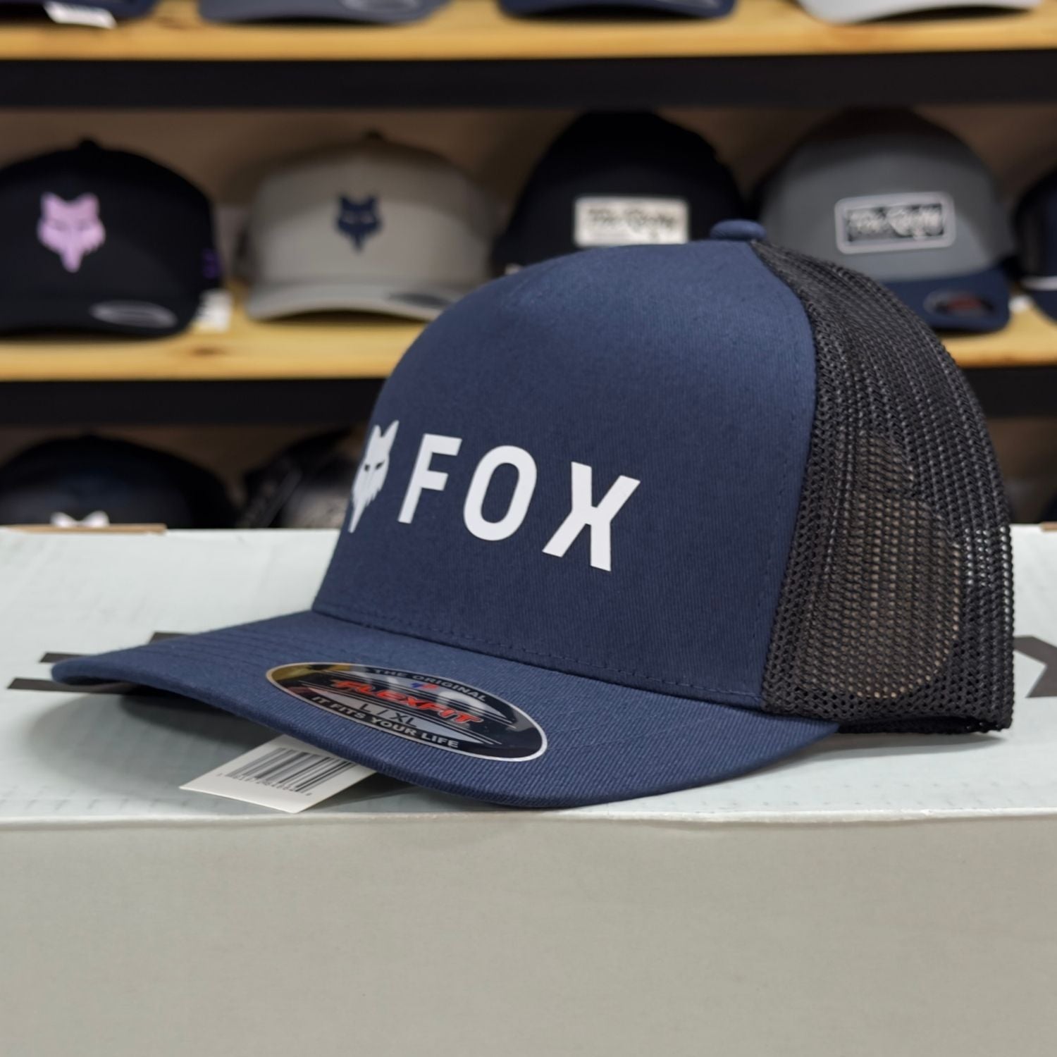 GORRA FOX ABSOLUTE FLEXFIT [AZUL] - Todo Riders