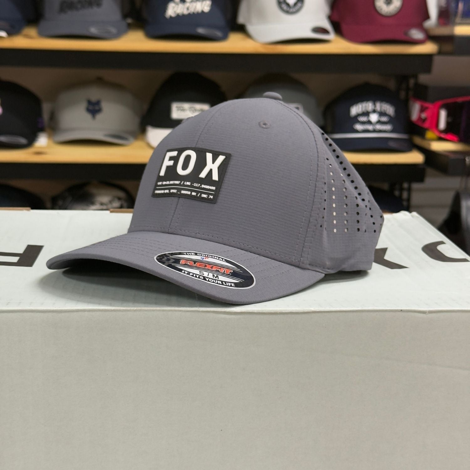 GORRA FOX NON STOP FLEXFIT [STL GRY]
