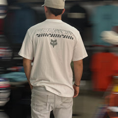 CAMISETA FOX CHECKERED SS PREMIUM [BLANCO]