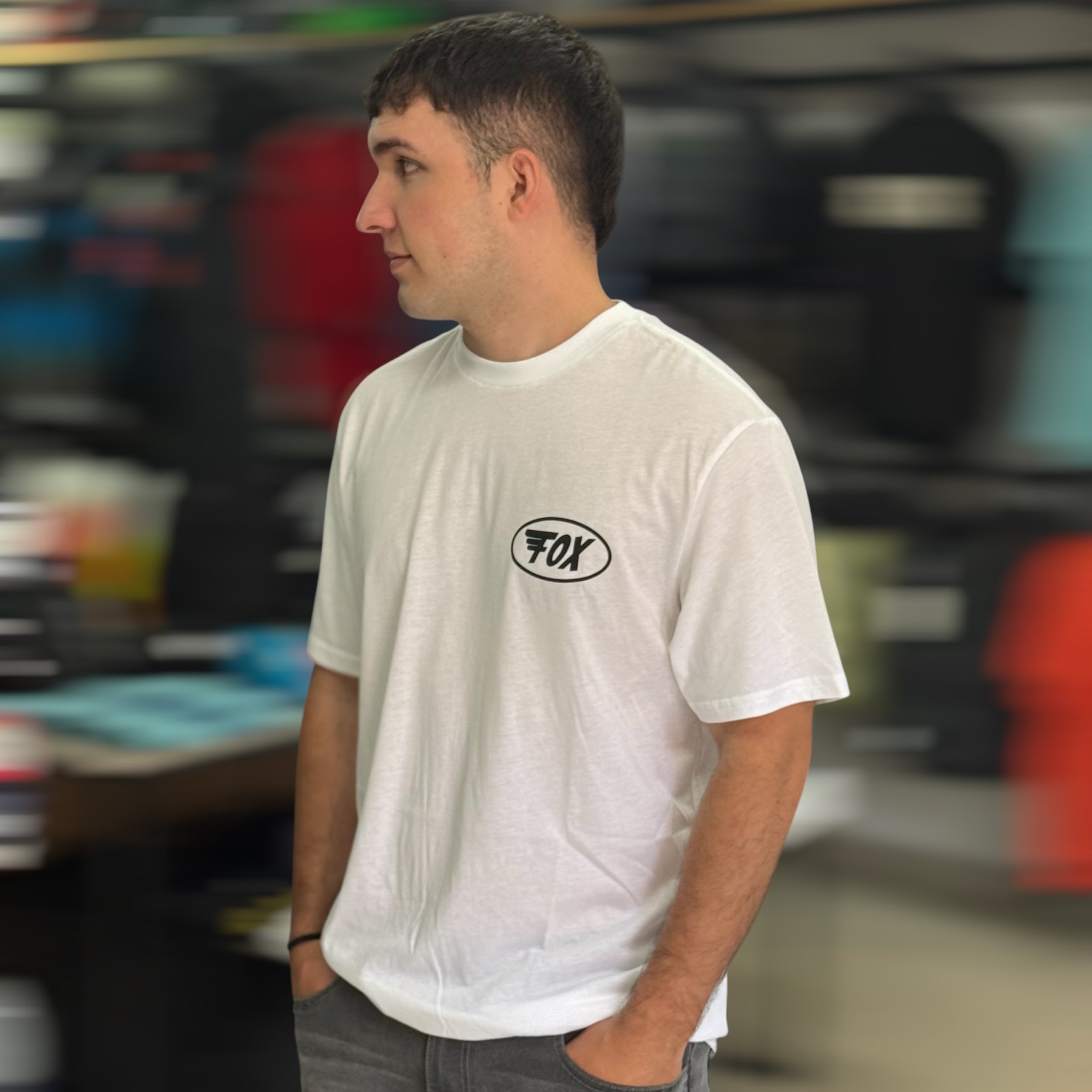 CAMISETA FOX WING SS PREMIUM [BLANCO]
