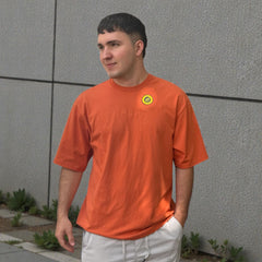 CAMISETA FOX WORDMARK OVERSIZED [NARANJA]