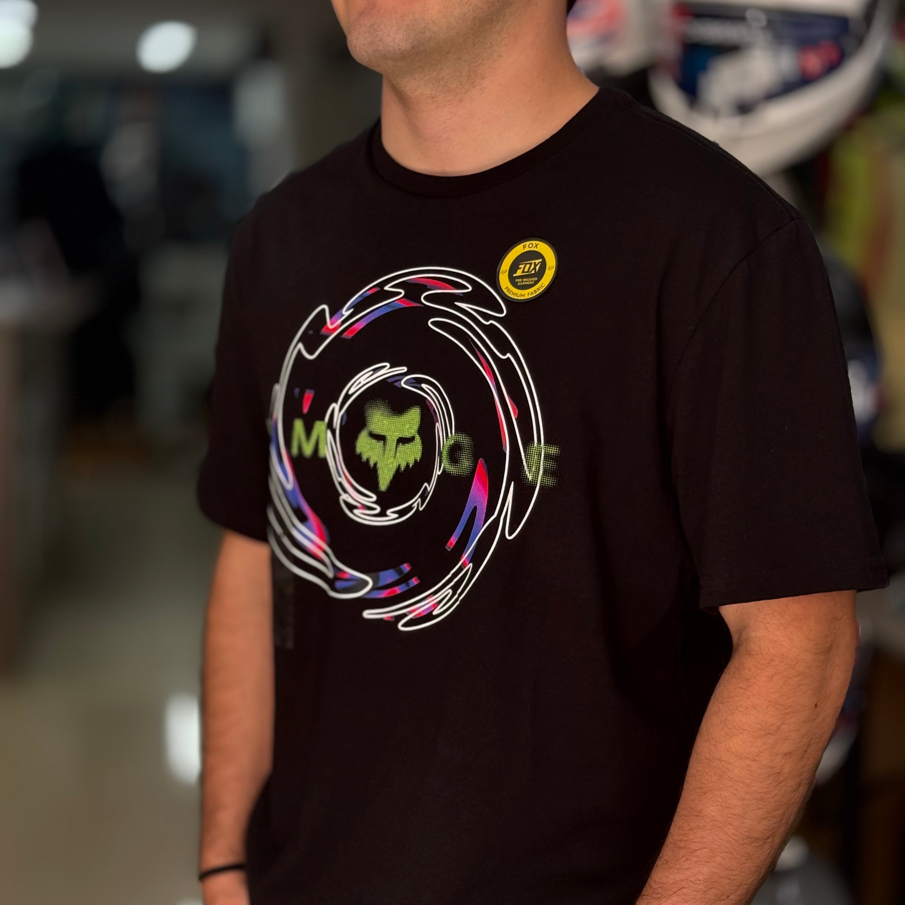 CAMISETA FOX ENERGY FACE PREMIM [NEGRO]