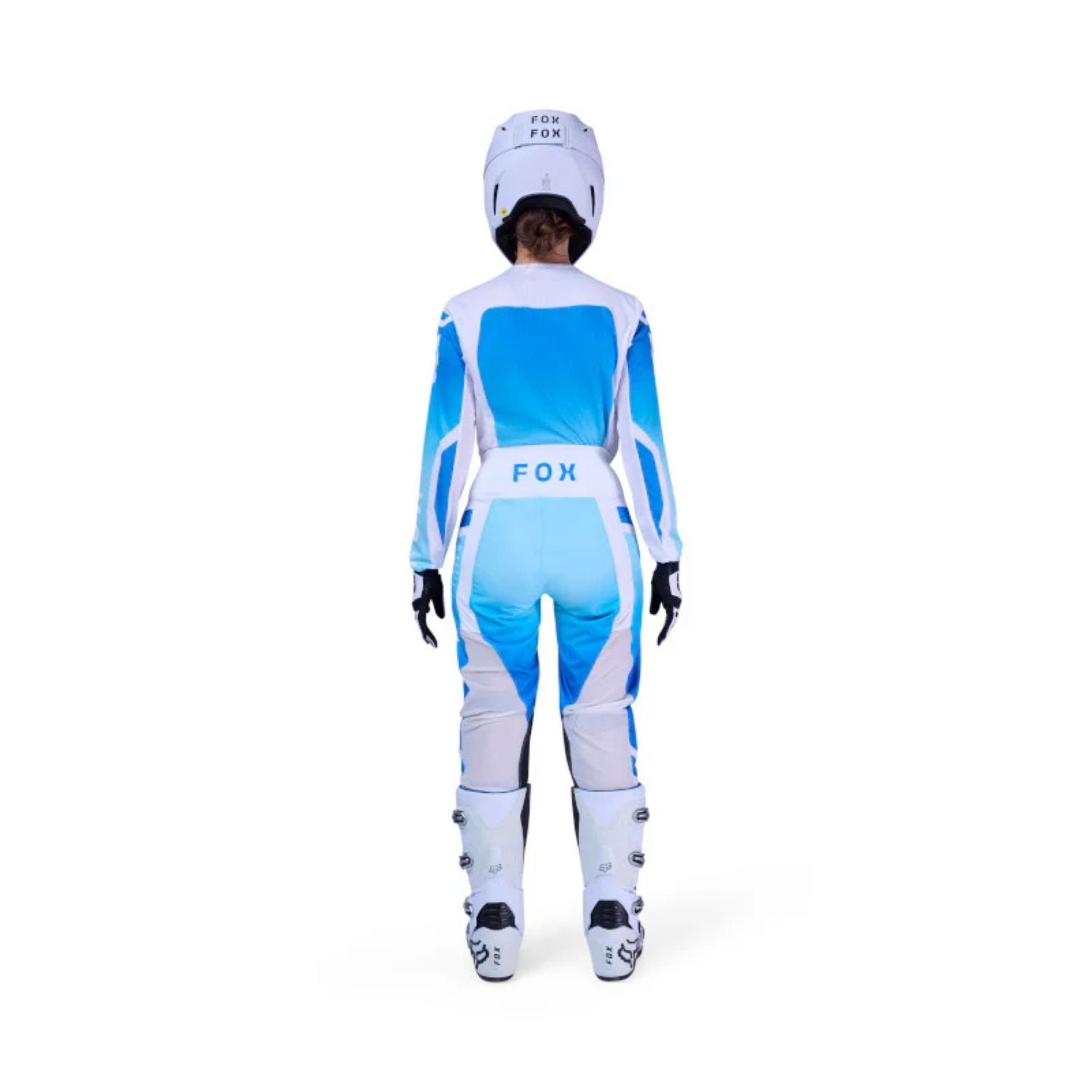 UNIFORME FOX 180 SHIELD [BLANCO/AZUL] (PARA DAMA)