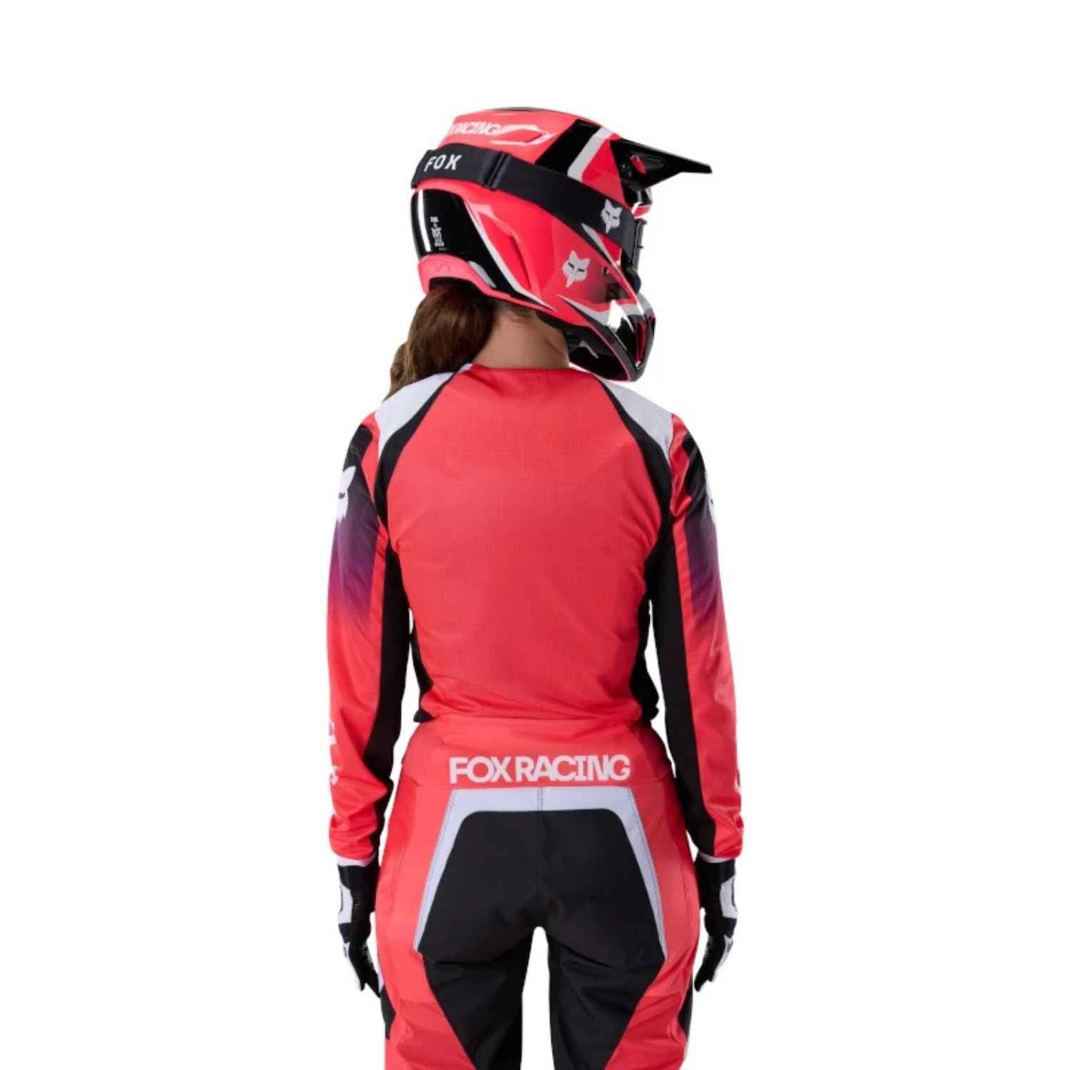 JERSEY FOX 180 FRAME [ROJO/NEGRO] (PARA DAMA)