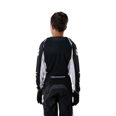 JERSEY FOX 180 FRAME [NEGRO] (PARA NIÑOS)