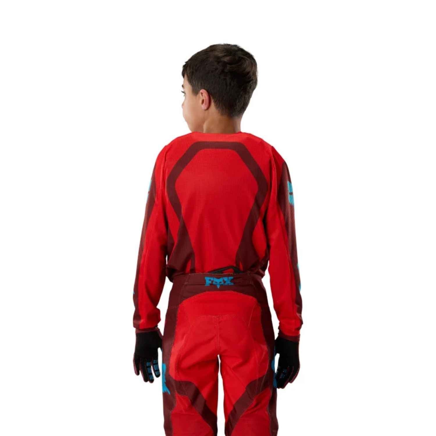 JERSEY FOX 180 RAID [ROJO] (PARA NIÑOS)