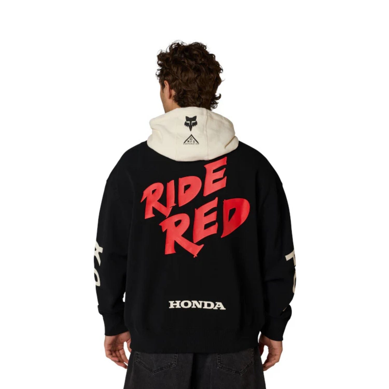BUZO FOX HONDA HEAVYWEIGHT OVERSIZED [NEGRO]
