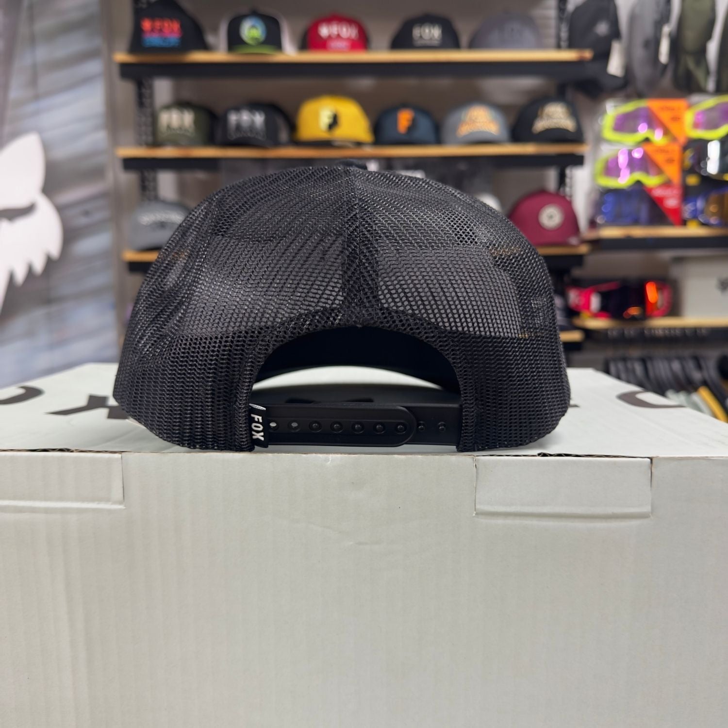 GORRA FOX BLOCK MESH TRUCKER [VERDE OSCURO] - Todo Riders